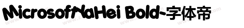 MicrosoftYaHei Bold字体转换